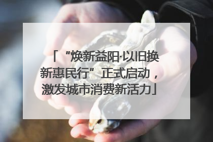 “焕新益阳·以旧换新惠民行”正式启动，激发城市消费新活力