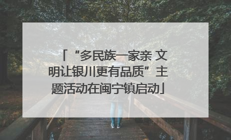 “多民族一家亲 文明让银川更有品质”主题活动在闽宁镇启动