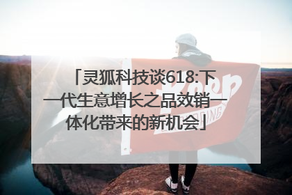 灵狐科技谈618:下一代生意增长之品效销一体化带来的新机会