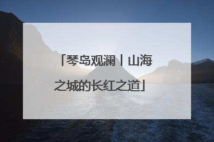 琴岛观澜丨山海之城的长红之道