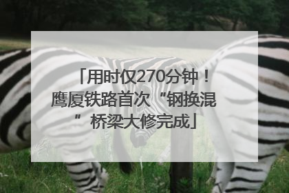 用时仅270分钟！鹰厦铁路首次“钢换混”桥梁大修完成