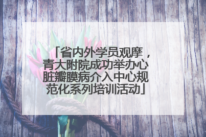 省内外学员观摩，青大附院成功举办心脏瓣膜病介入中心规范化系列培训活动