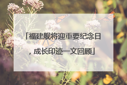 福建舰将迎重要纪念日，成长印迹一文回顾