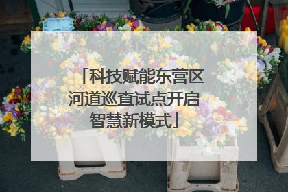 科技赋能东营区河道巡查试点开启智慧新模式