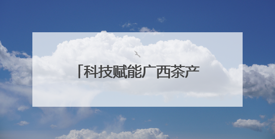 科技赋能广西茶产业“持续领鲜” 八桂茶香沁人心