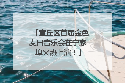 章丘区首届金色麦田音乐会在宁家埠火热上演！