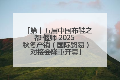 第十五届中国布鞋之都·偃师 2025 秋冬产销（国际贸易）对接会隆重开幕
