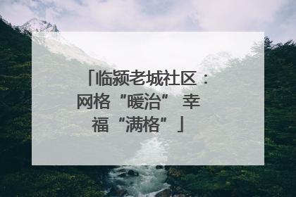 临颍老城社区：网格“暖治” 幸福“满格”