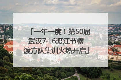 一年一度！第50届武汉7·16渡江节横渡方队集训火热开启