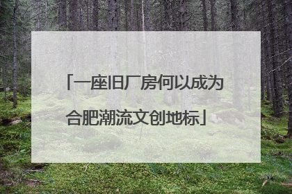 一座旧厂房何以成为合肥潮流文创地标
