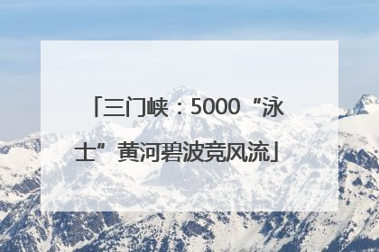 三门峡：5000“泳士”黄河碧波竞风流