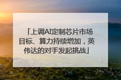 上调AI定制芯片市场目标、算力持续增加，英伟达的对手发起挑战