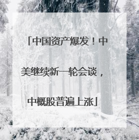 中国资产爆发！中美继续新一轮会谈，中概股普遍上涨