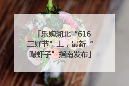 乐购湖北“616三好节”上，最新“嘬虾子”指南发布