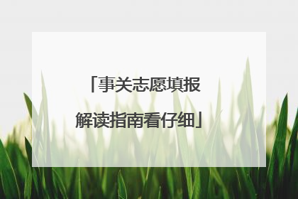 事关志愿填报 解读指南看仔细