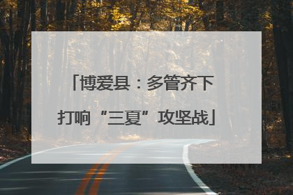 博爱县：多管齐下 打响“三夏”攻坚战