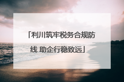 利川筑牢税务合规防线 助企行稳致远