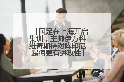 国足在上海开启集训，主帅伊万科维奇期待对阵印尼踢得更有进攻性