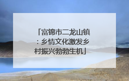 富锦市二龙山镇：乡情文化激发乡村振兴勃勃生机