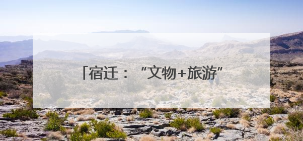 宿迁：“文物+旅游”激活城市发展新脉动