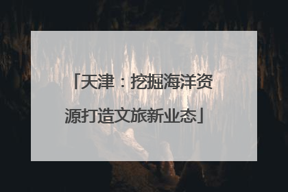 天津：挖掘海洋资源打造文旅新业态