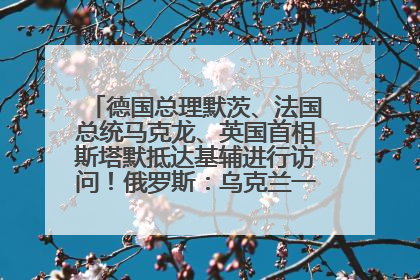 德国总理默茨、法国总统马克龙、英国首相斯塔默抵达基辅进行访问！俄罗斯：乌克兰一直在回避谈判