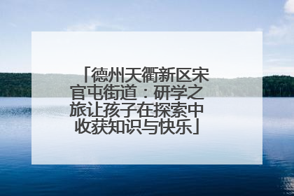 德州天衢新区宋官屯街道：研学之旅让孩子在探索中收获知识与快乐