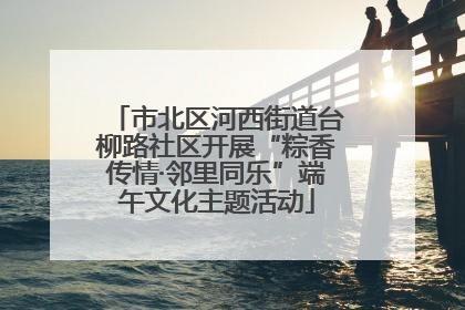 市北区河西街道台柳路社区开展“粽香传情·邻里同乐”端午文化主题活动