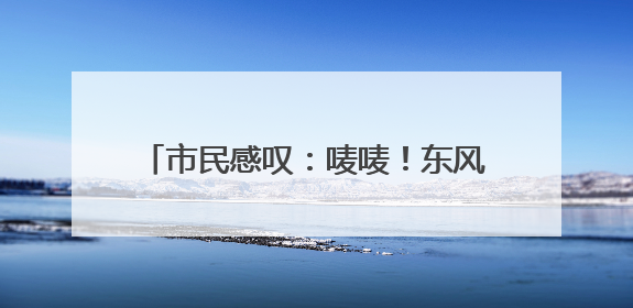 市民感叹：唛唛！东风广场比以前大好多！