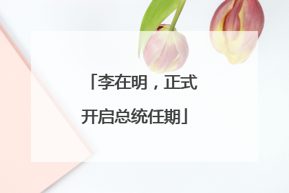 李在明，正式开启总统任期
