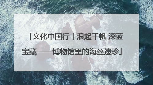 文化中国行丨浪起千帆 深蓝宝藏——博物馆里的海丝遗珍
