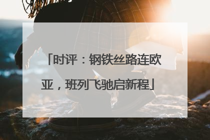 时评：钢铁丝路连欧亚，班列飞驰启新程