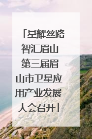 星耀丝路 智汇眉山 第三届眉山市卫星应用产业发展大会召开