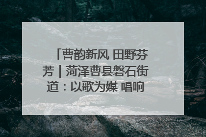 曹韵新风 田野芬芳｜菏泽曹县磐石街道：以歌为媒 唱响乡土“新歌声”