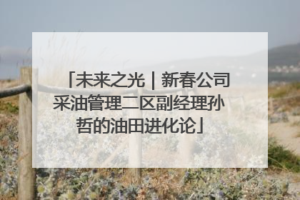 未来之光｜新春公司采油管理二区副经理孙哲的油田进化论