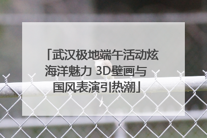 武汉极地端午活动炫海洋魅力 3D壁画与国风表演引热潮