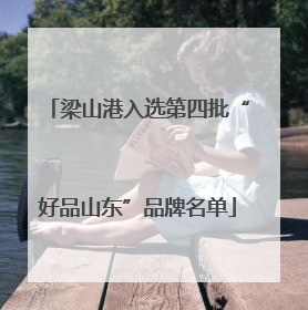 梁山港入选第四批“好品山东”品牌名单
