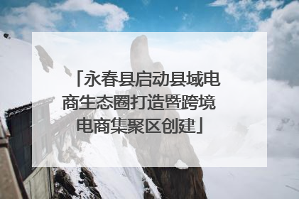 永春县启动县域电商生态圈打造暨跨境电商集聚区创建