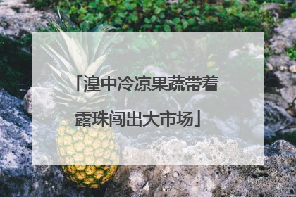 湟中冷凉果蔬带着露珠闯出大市场