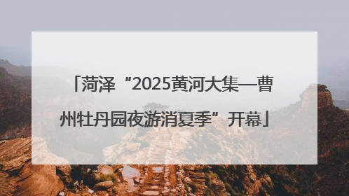 菏泽“2025黄河大集—曹州牡丹园夜游消夏季”开幕