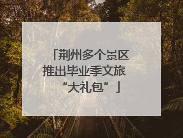 荆州多个景区推出毕业季文旅“大礼包”