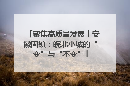 聚焦高质量发展丨安徽固镇：皖北小城的“变”与“不变”
