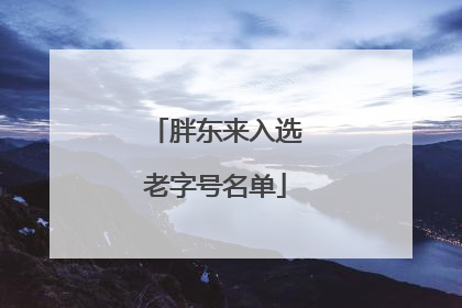 胖东来入选老字号名单