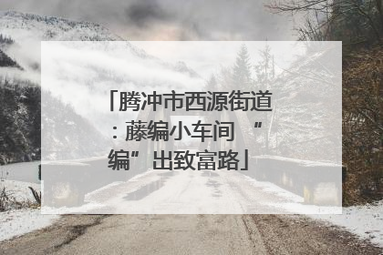 腾冲市西源街道：藤编小车间 “编”出致富路