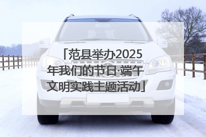 范县举办2025年我们的节日·端午文明实践主题活动