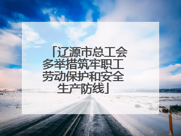 辽源市总工会多举措筑牢职工劳动保护和安全生产防线