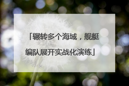 辗转多个海域，舰艇编队展开实战化演练