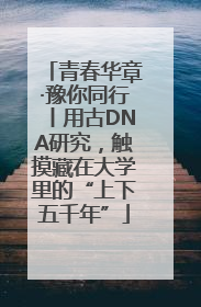 青春华章·豫你同行丨用古DNA研究，触摸藏在大学里的“上下五千年”