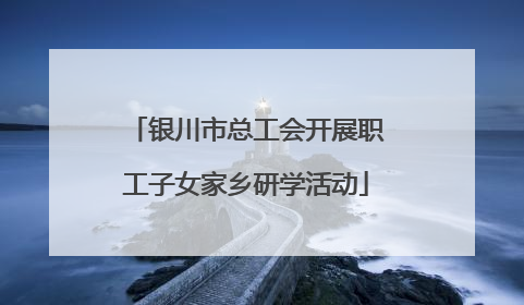 银川市总工会开展职工子女家乡研学活动