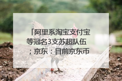 阿里系淘宝支付宝等冠名3支苏超队伍；京东：目前京东币链科技并没有开始发行稳定币｜早资道